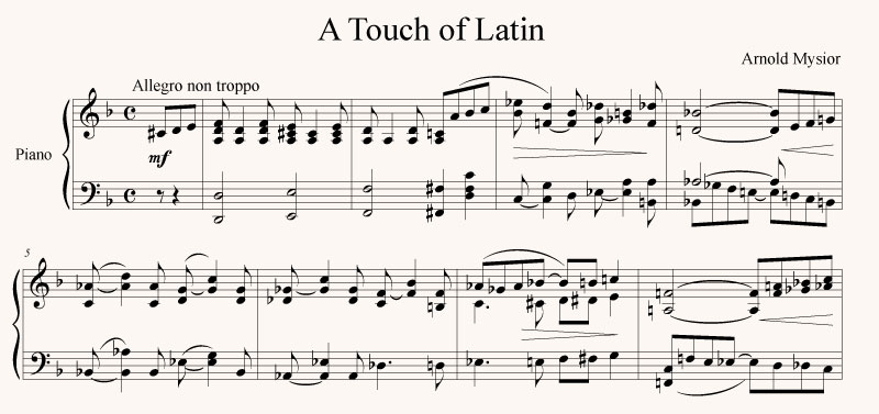 A Touch of Latin